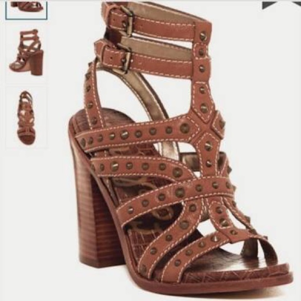 BRAND NEW: Sam Edelman Brown Gladiator Heels
